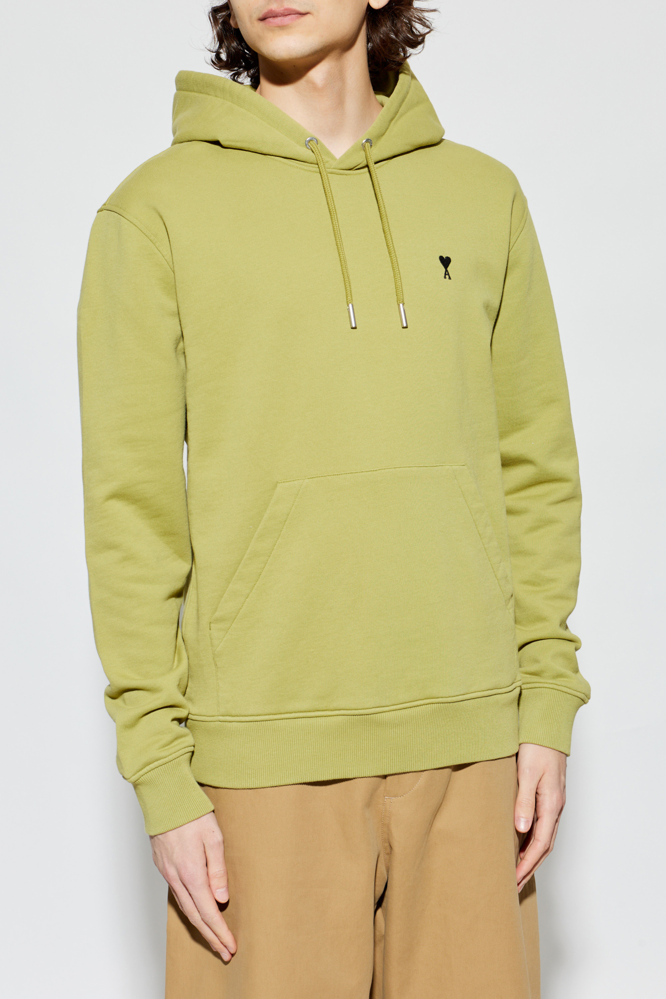 Verde Sweatshirt com logótipo Ami Alexandre Mattiussi - Vitkac